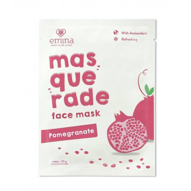 Emina Masquerade Face Mask Saset | Sheet Mask Sachet | Saset