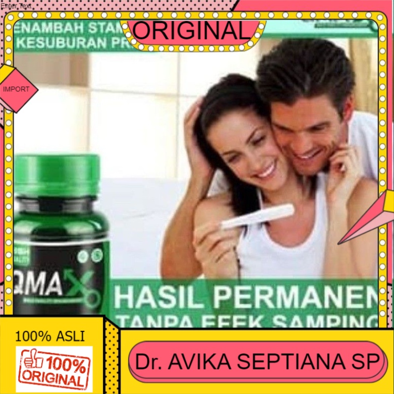 100% ASLI QMAX Original Asli herbal alami obat kuat pembesar penis permanen Alat Vital Mr P kelamin