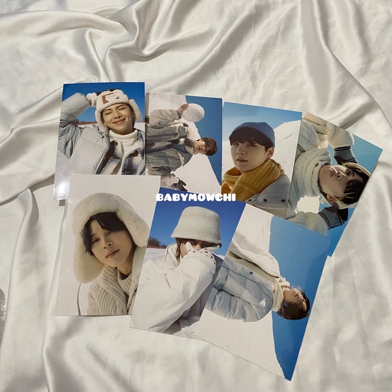 BTS WINTER PACKAGE 2021 4x6 PHOTO SHARING