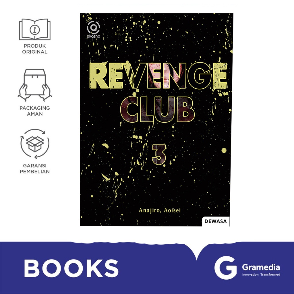 Gramedia Bali - AKASHA : Revenge Club 03 - tamat