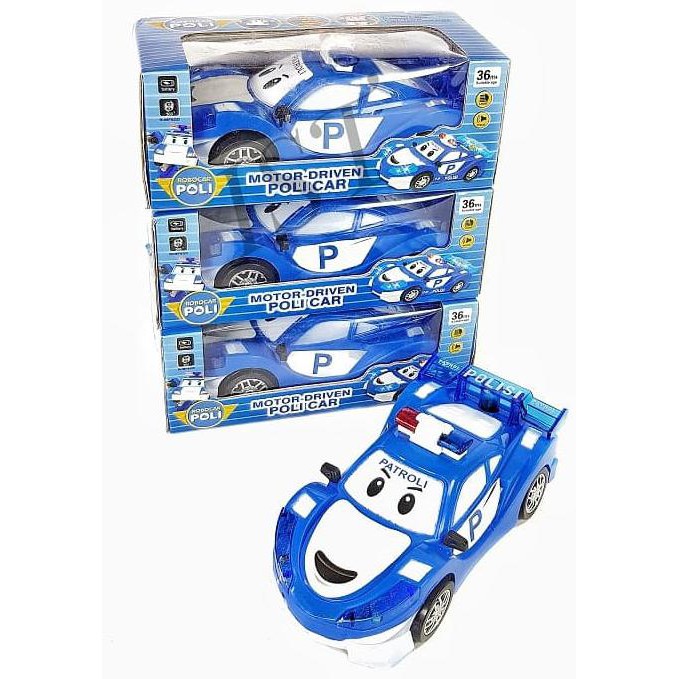 Mobil Robocar Poli Polisi Baterai