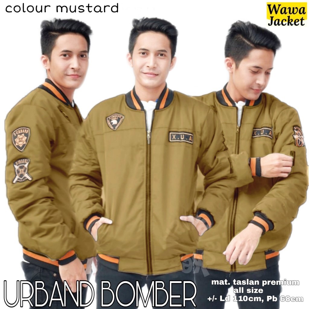 Urband Legend XUA - Jaket Bomber Pria Wanita Unisex | Baju PakaianMurah Premium by WAWA JACKET (COD)