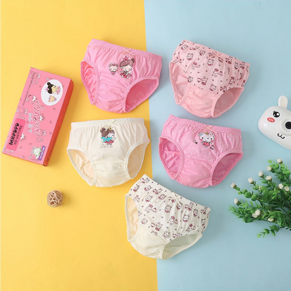 SET Celana Dalam Anak Perempuan Celana Dalam Anak perempuan Katun Dengan Box Celana Dalam Anak impor