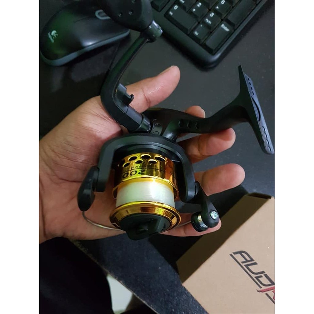 Reel Pancing Spinning AUDREY atau Elito 200 Sudah Plus Senar Original 100%