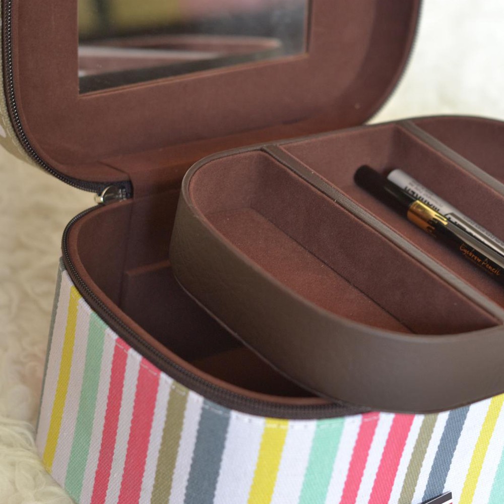Tempat Make up Cantik / Tas Kosmetik Cantik Motif Blaster Polkadot/ Beauty case / Cosmetic Pouch