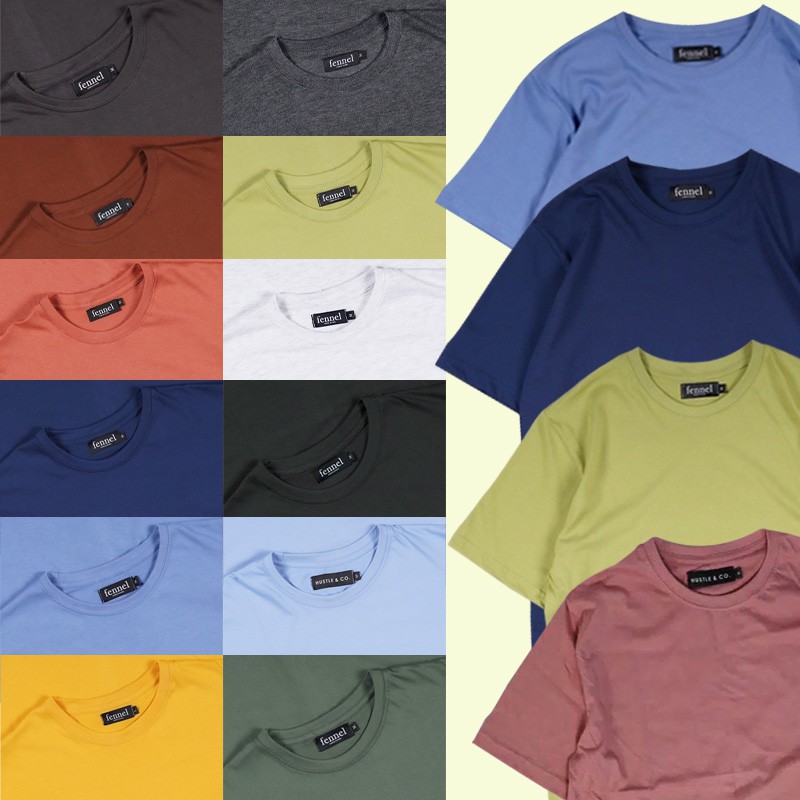 Kaos Polos Cotton Combed 32s