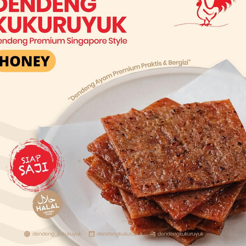 

YU7✩ [PREMIUM] Rasa original (manis)- Dendeng Ayam Kukuruyuk Barang Baru