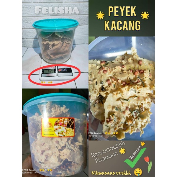

peyek kacang toples 5liter