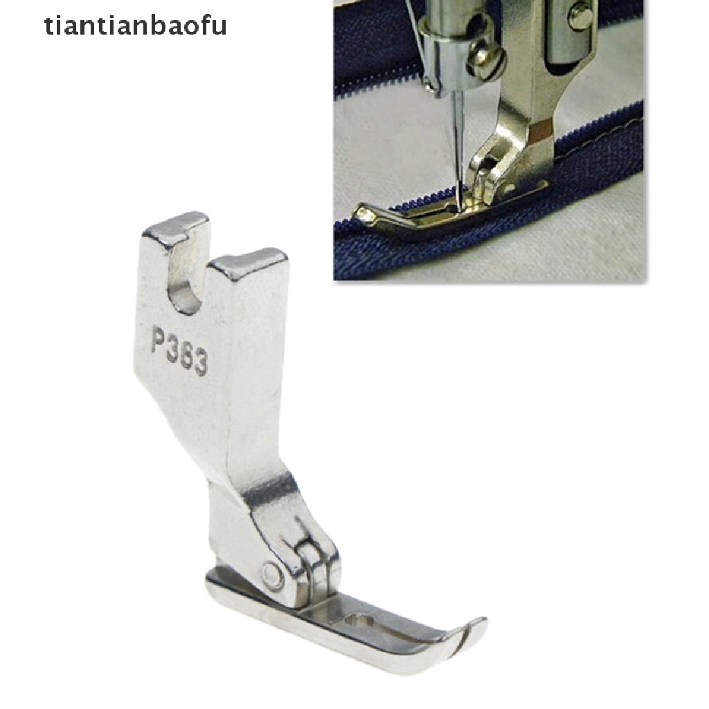 (Tianbaofu) Sepatu Mesin Jahit Resleting P363 Bahan Stainless Steel Untuk Brother Juki