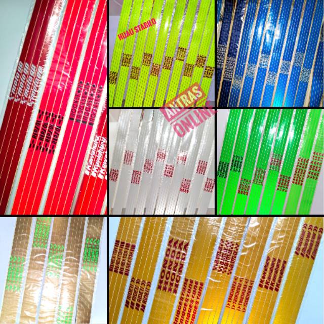 Lis velg tumpuk reflektif motor mobil - lis velk panjang