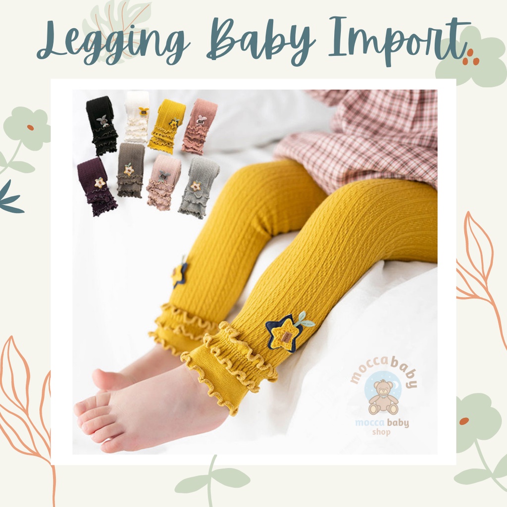 MBSS Legging Bayi Perempuan / Legging Anak / Kaos Kaki Panjang Bayi 303