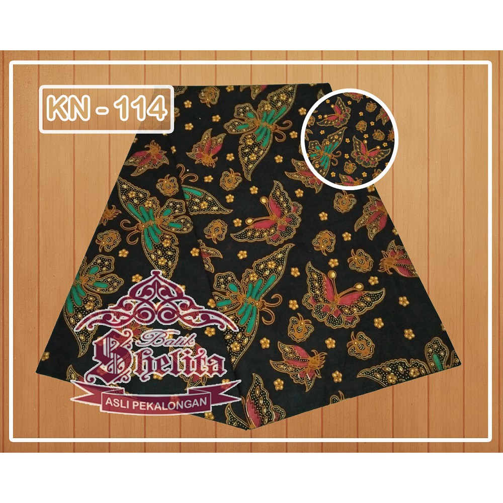 Kain Batik Pekalongan H Santoso Motif 43 Kuning Unggul Jaya