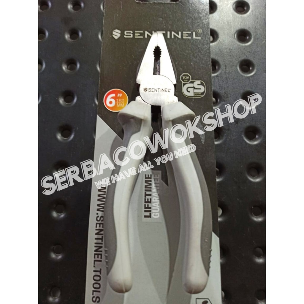 Sentinel Tang Kombinasi Chrome 6 Inch Tang Jepit Linesman Pliers 6&quot; Termurah Berkualitas