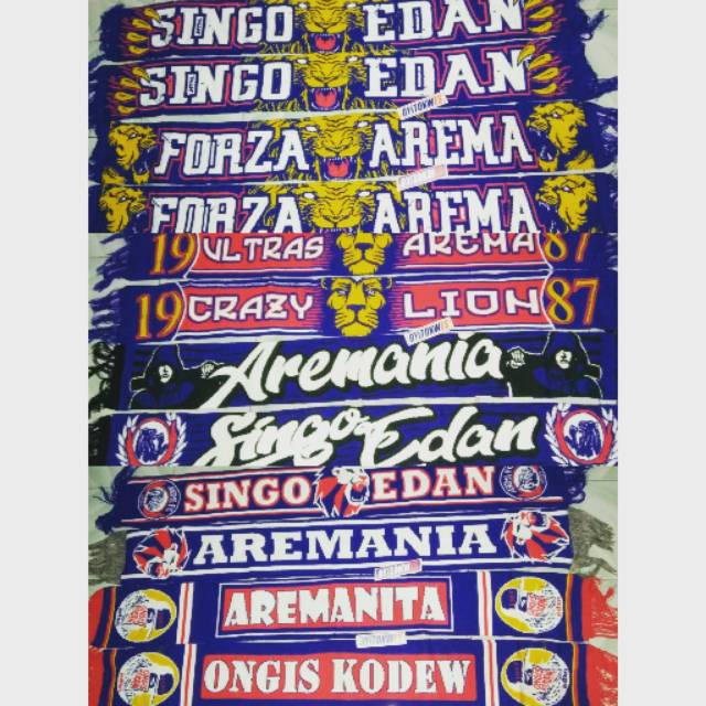 Syal Aremania - Aremanita - Singo edan