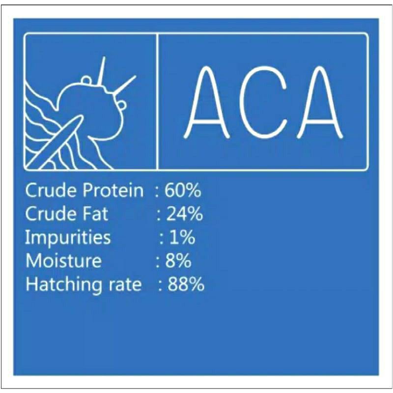 Artemia Merk ACA 10gram Original Pakan Burayak Artemia Tetas Anak Ikan