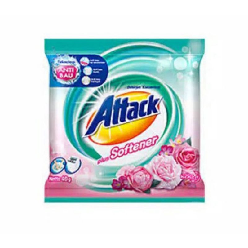 Attack softener detergen bubuk renceng 40gr isi 6sachet