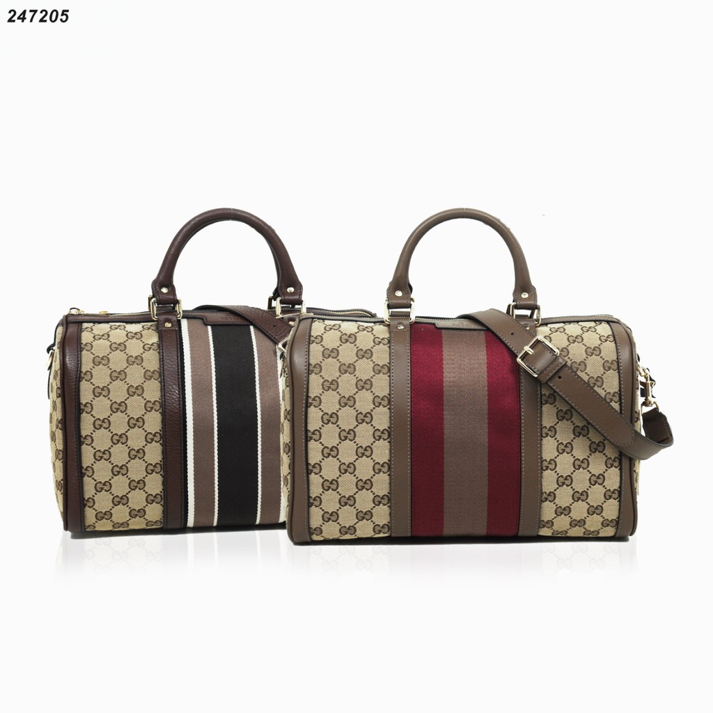 TAS GUCCI SPEEDY GG CANVAS 247205 TAS CANTIK TAS FASHION TAS SELEMPANG GOOD QUALITY IMPORT