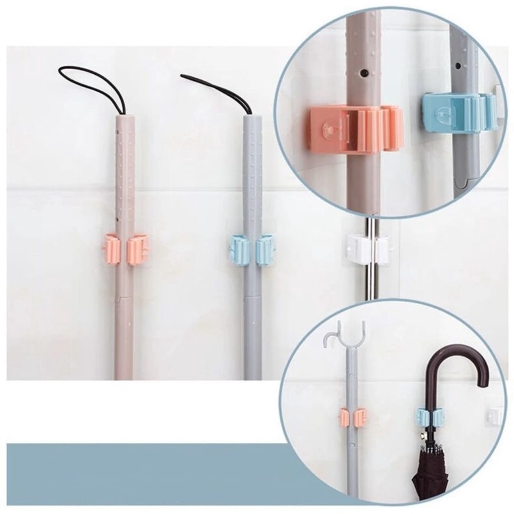 [TOYOU SHOP T39] PENJEPIT GANTUNGAN SAPU PEL | MOP HOLDER | BROOM HOLDER