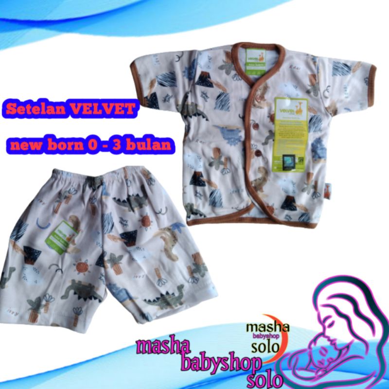 Setelan baju bayi velvet , Baju bayi Newborn , Setelan velvet  murah