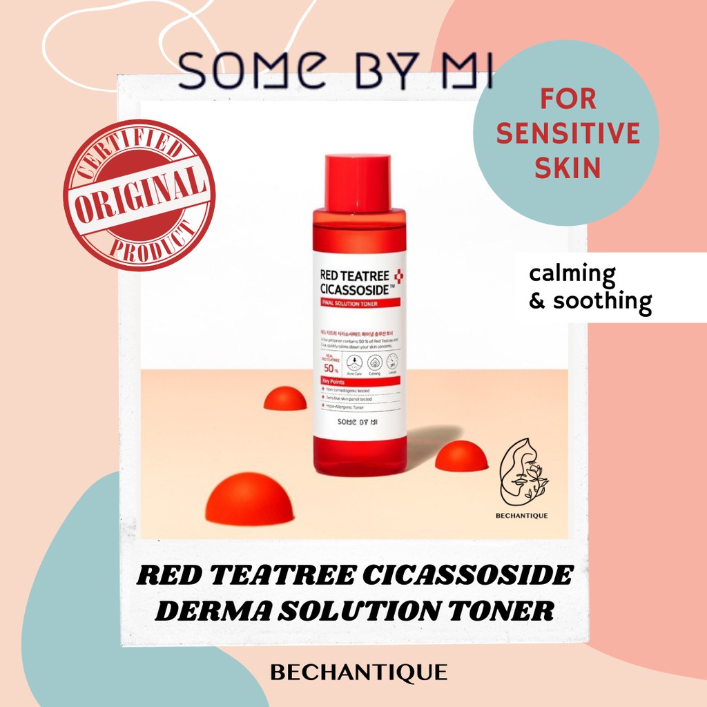 Original Some By Mi Red Teatree Cicassoside Derma Solution Toner 150ml / Somebymi Tea Tree