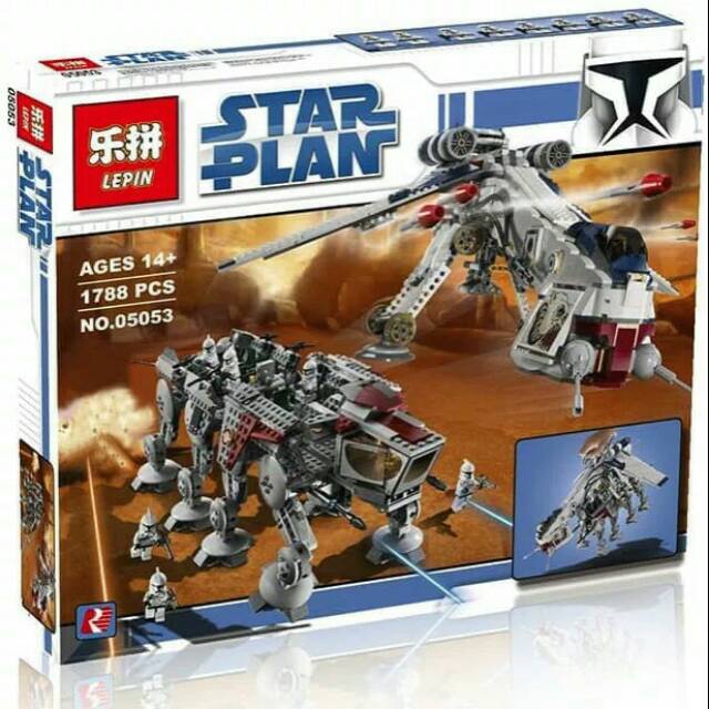 Lepin 05053 - Star Wars - Republic Dropship with AT-OT Walker