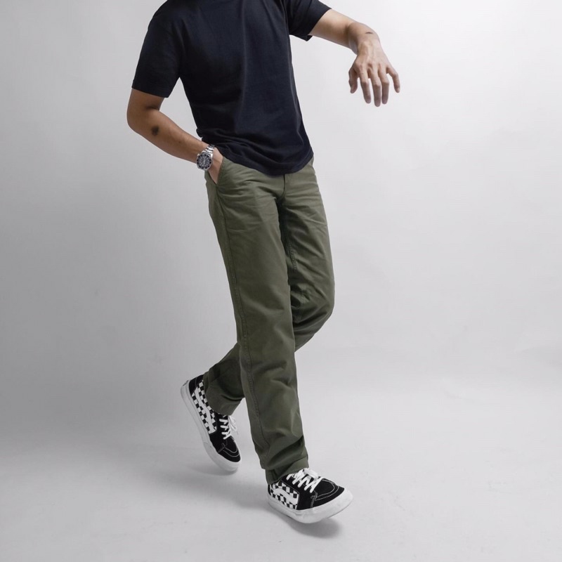 UNIQLO VINTAGE LONG CHINOS STRAIGHT (MIX)-4