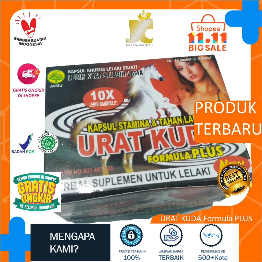 Urat Kuda Original Obat Herbal Kuat Pria Stamina Khusus Dewasa Obat Kuat Stamina Pembesar Mr P