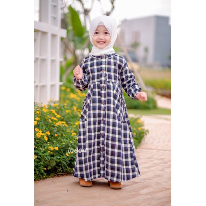 gamis Flanel anak kualitas premium