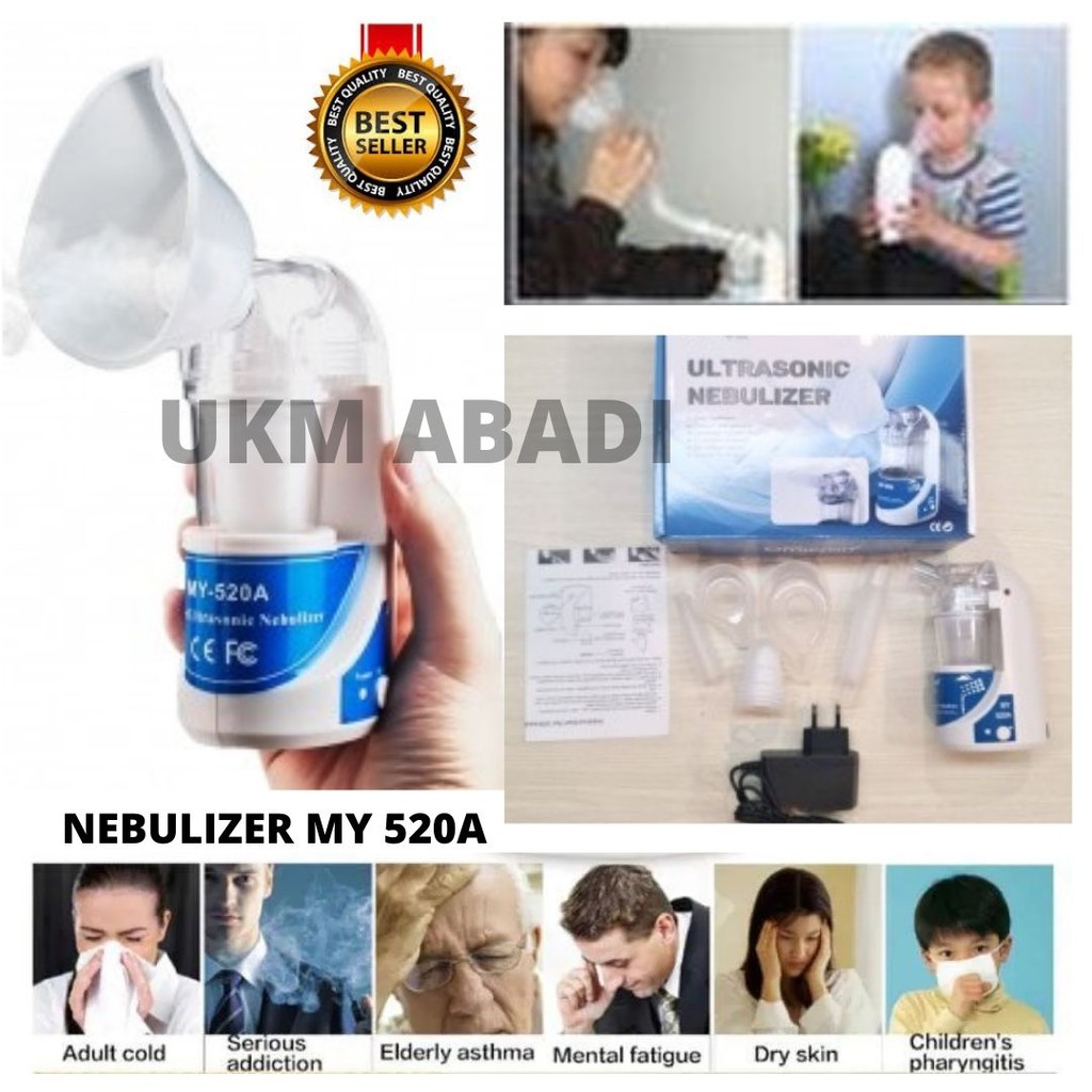 MY520A Ultrasonic Nebulizer Alat Bantu Terapi Pernafasan Inhale 111141