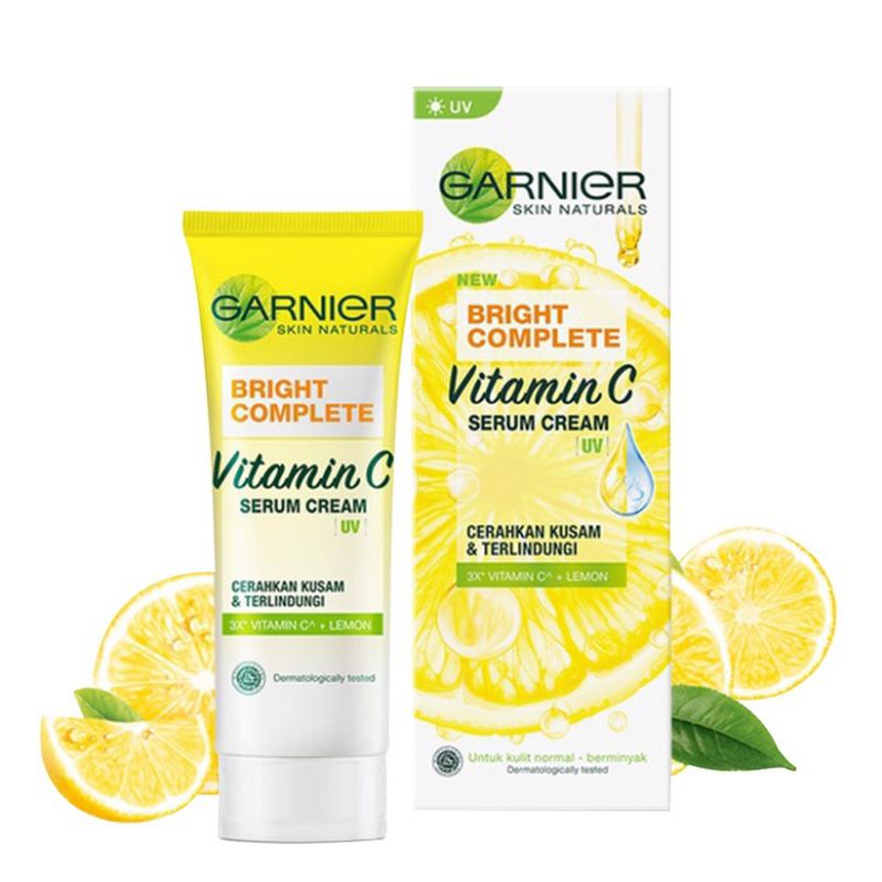 Garnier bright complete vitamin c serum cream uv 20ml