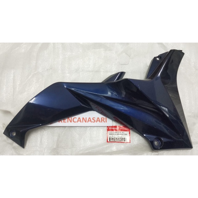 Cover Right Lower Body  Kanan Bawah Honda Blade 110 Hitam 64460KWB920TBM