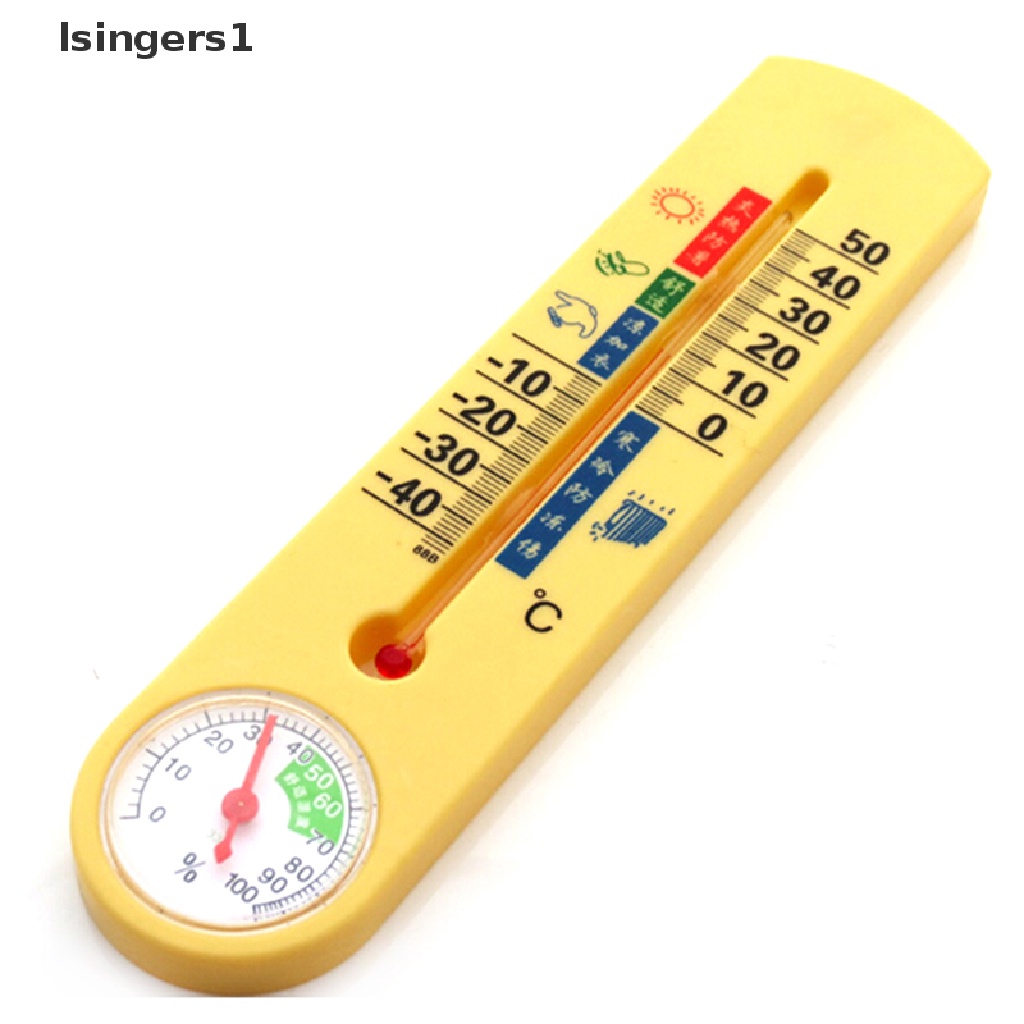 (lsingers1) Termometer / Higrometer Analog Tempel Dinding Untuk Rumah