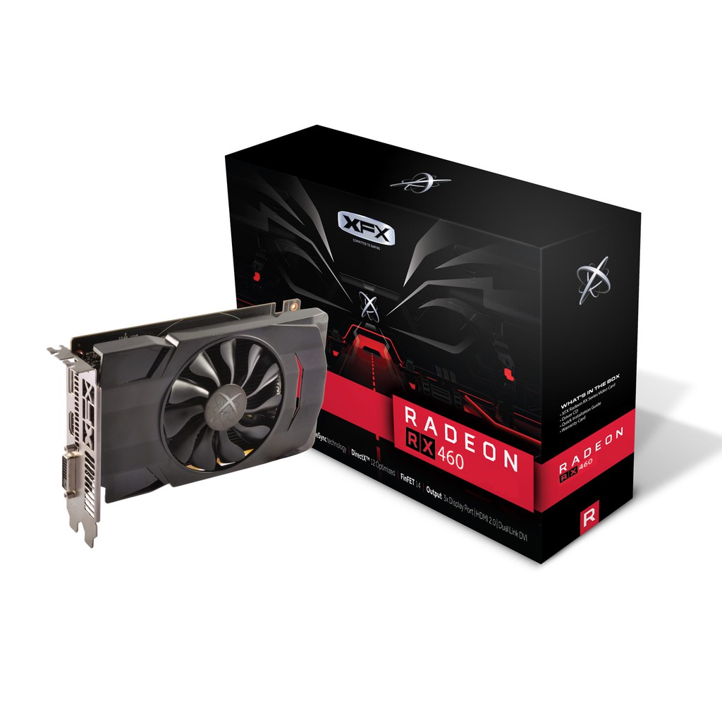 XFX Radeon RX 460 2GB DDR5 - Single Fan