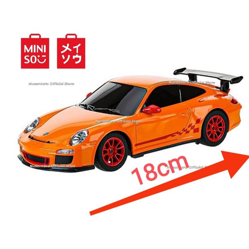 RC car MINISO Japan PORSCHE 911 GT3 Remote Control Mainan Mobil Remot
