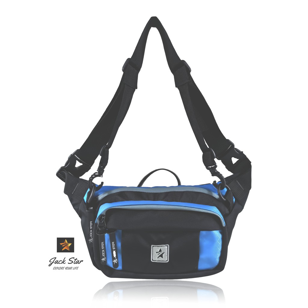 Tas Slempang Pria Tas Selempang Outdoor Tas Sepeda MTB Jackstar Waistbag Multifungsi Waist Bag Multifungsi Tas Selempang Multifungsi Tas Selempang Outdoor Multifungsi Slingbag Multifungsi