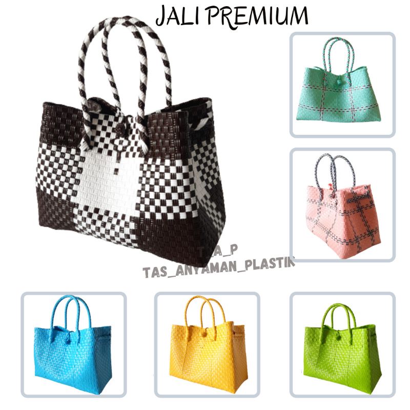 Tas Jali Premium Tas Jaly Premium Tas Wanita Anyaman Plastik  Jali Pastel Series Premium Lengkap Dan Murah Jali Petty Jumbo READY