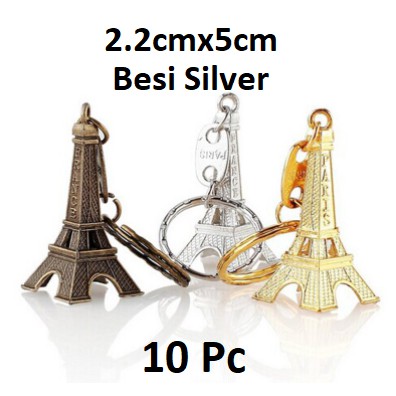 Gantungan Kunci Menara/Miniatur Eiffel Paris Harga/10pc