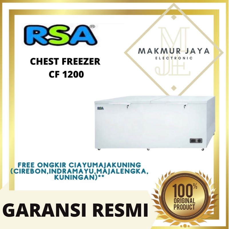 CHEST FREEZER RSA CF 1200 1200 LITER 1200LITER KHUSUS CIREBON