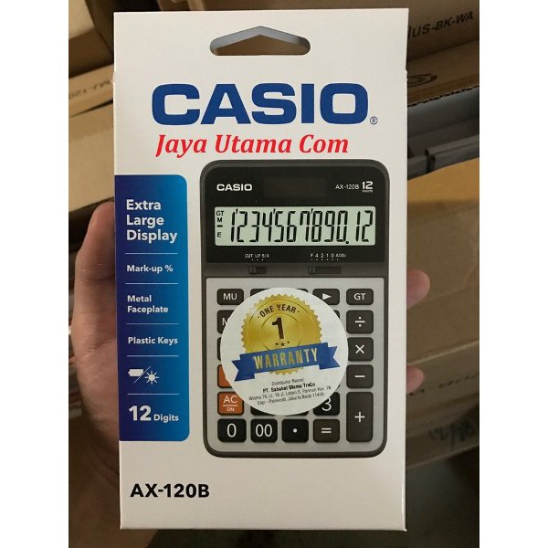 

Baru Good Quality Kalkulator Casio Ax 120 B Termurah