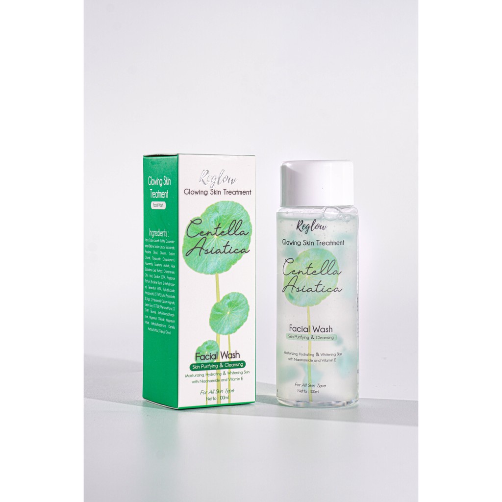 Reglow Skincare Original Glow Skin Treatment Skincare Pemutih Wajah BPOM Original 100%-Facial Wash