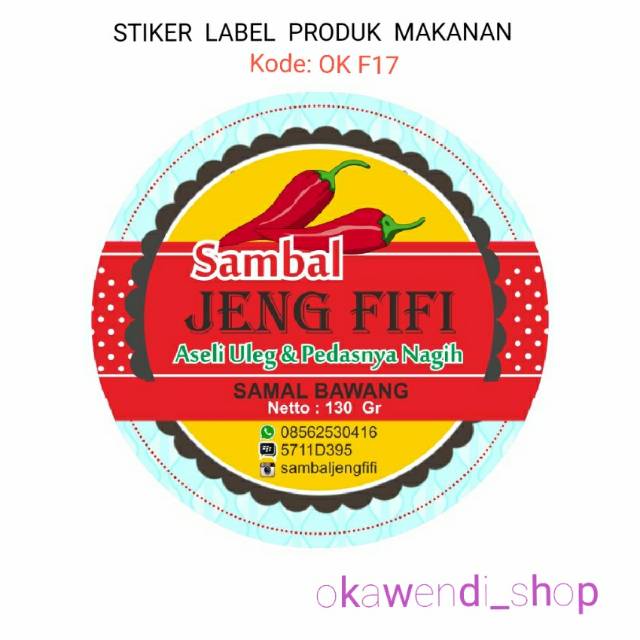 25 Trend Terbaru Desain  Stiker  Label Kemasan Aneka 