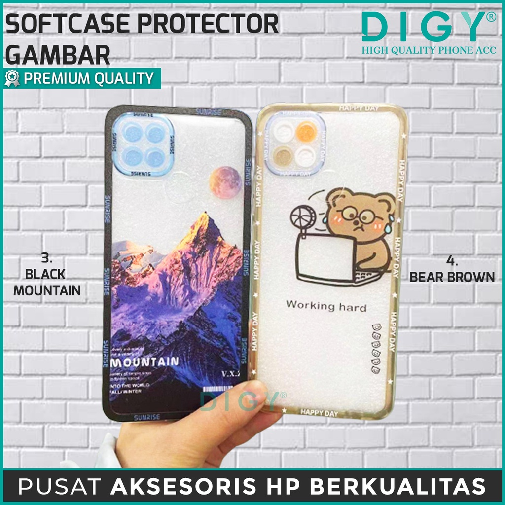 Softcase Protector Gambar IPHONE IP 13 6.1 IP 13 PRO IP 13 PRO MAX IP 12 6.1 IP 12 PRO MAX SAMSUNG A12 M12 A02S