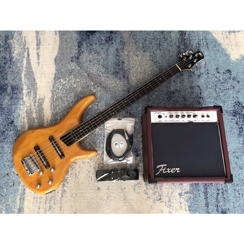 Paket Gitar Bass elektrik/Listik Ibanez Sdgr 5 String