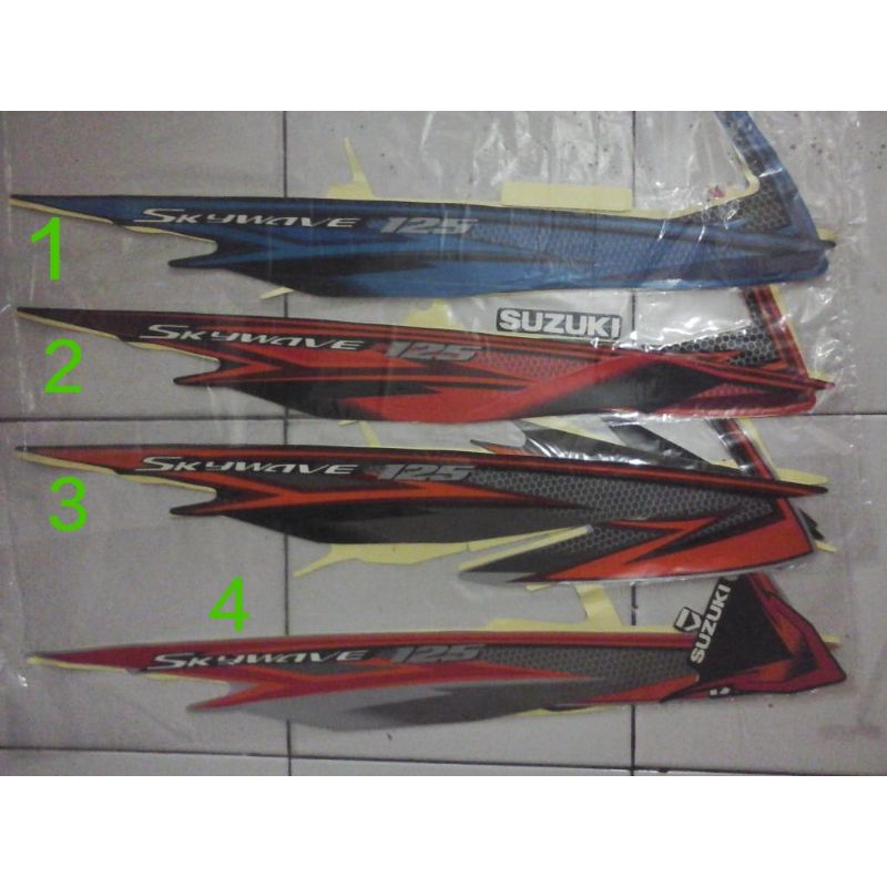 Sticker Striping skywave 125