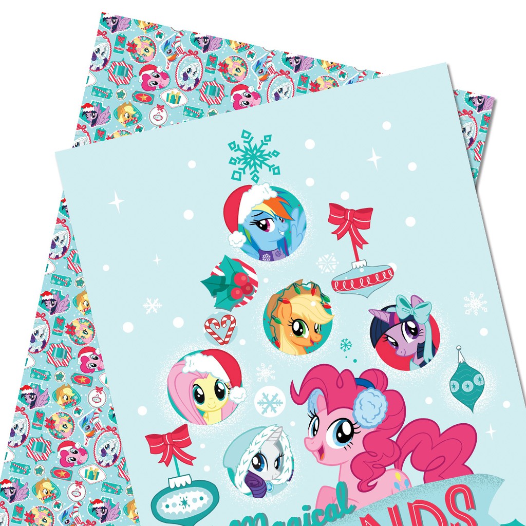 

SOMETHING SWEET CARDS | KERTAS KADO NATAL | WRAPPING PAPER CHRISTMAS | MY LITTLE PONY |WP4964-MLP053