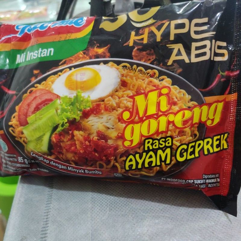 

Indomie goreng ayam geprek 85g