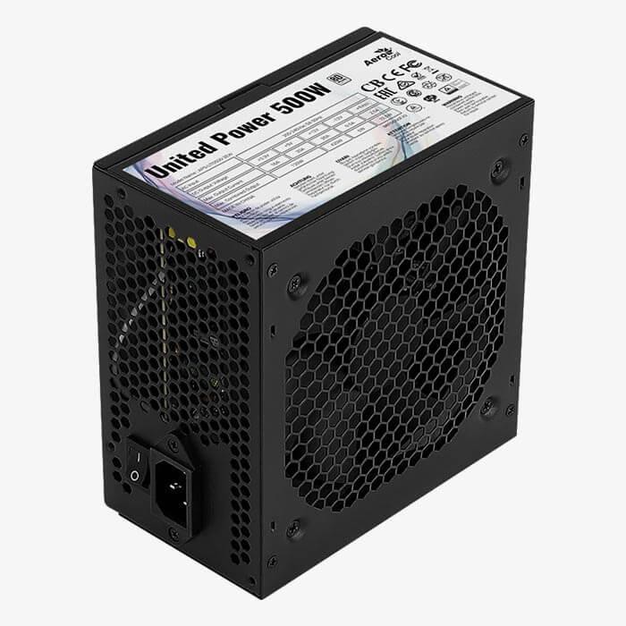 Aerocool United Power 500W - 500 Watt 80 PLUS White Gaming PSU