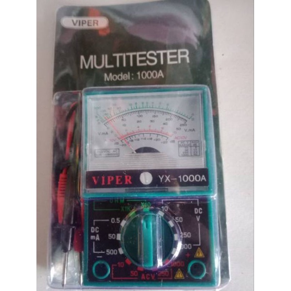 AVOMETER ANALOG KECIL/AVO ANALOG MULTITESTER,ANALOG KECIL MERK VIPER/YANG SETARA