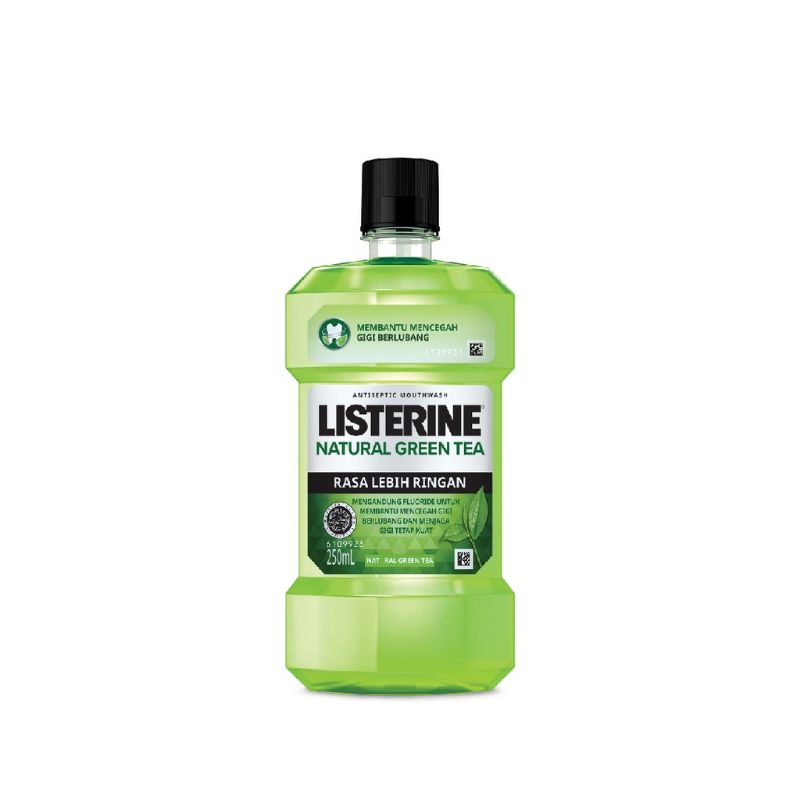 LISTERINE Green Tea Antiseptic Mouthwash / Obat Kumur Antiseptik - 250ml No Alcohol