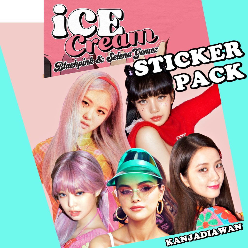 

ICE CREAM BP FEAT SELENA GOMEZ STICKER PACK